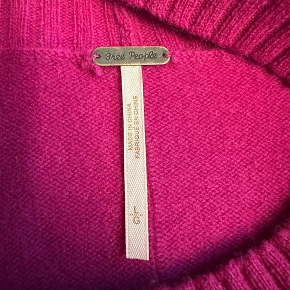 Free People Size Large 100% Cashmere SOLD!!! - Picture 3 of 11